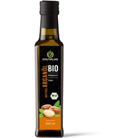 Kräuterland Bio Arganöl - Argan Speiseöl 250ml, kaltgepresst, nativ aus Marokko - ungeröstet, mild & vegan zum Kochen & Backen für die ausgewogene Küche - in Premium Qualität