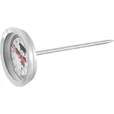 FMprofessional Bratenthermometer, Grillthermometer mit Skala, Fleischthermometer für alle Fleischarten und Backwaren (Länge: ca. 11,5 cm), Menge: 1 Stück