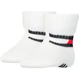 Tommy Hilfiger 2er Pack TOMMY HILFIGER FLAG Baby-Socken 001 - white 15-18