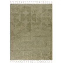 mazovia Designteppich Geometrisch Wohnzimmer, Schlafzimmer, Esszimmer, Büro, 140 x 200 cm, Fußbodenheizung grün 140 x 200 cm