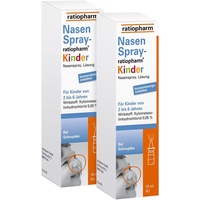 Nasenspray ratiopharm Kinder oK 2x10 Milliliter