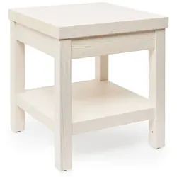 Naturel Country Hocker 40x46x40 cm weiß COUNTRYST40BI