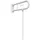 Brillantbad BELP Stützklappgriff in U-Form mit Toilettenpapierhalter & Standfuß Eisen Weiß 100x800x616 mm, 120 kg Traglast für Bad & WC >> zum Bohren