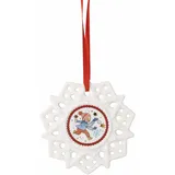 Hutschenreuther Weihnachten Sammelkollektion 2025 "Weihnachtsspiele Schmuckstern „Junge“ Ø 7,5 cm