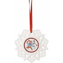 Hutschenreuther Weihnachten Sammelkollektion 2025 "Weihnachtsspiele Schmuckstern „Junge“ Ø 7,5 cm