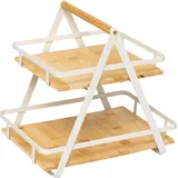 5Five Regal 2 Ebenen 0 x 0 x 0 cm Beige