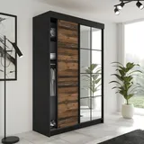 kier furniture Schiebetürenschrank Lamaro 167 x 205 x 59 cm Schwarz
