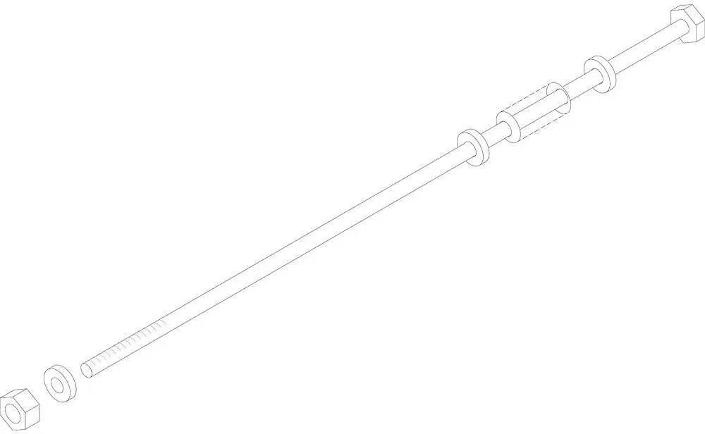 Ankerstange M12x865 mit Kopf komplett Ersatz - 5127904