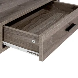 Beliani Regal 56 x 101 x 51 cm Dunkelbraun