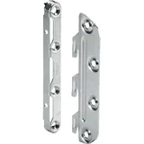 Hettich Bett-Verbindungsbeschlag 127mm,mit 3 Haken 25183,zum Einhängen Stahl verzinkt