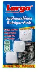 Largo Spülmaschinenreiniger Tabs, 3er Packung 60098 , 1 Packung = 3 Tabs à 20 g