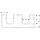 Geberit One 120x2x47cm, AS 2-f., SZ, Marmor sw/matt