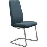Stressless® Polsterstuhl Laurel, High Back, Größe L, mit Beinen aus Stahl in Chrom glänzend blau