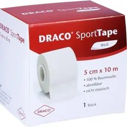 DRACO TAPEVERBAND 5 cmx10 m weiß 1 St