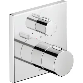 Duravit Thermostatarmatur Unterputz eckig für 1 Verbraucher Chrom TH4200015010