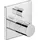 Duravit Thermostatarmatur Unterputz eckig für 1 Verbraucher Chrom TH4200015010