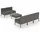 vidaXL Garten-Lounge-Set 6-tlg. grau