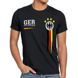 style3 T-Shirt Deutschland WM 2026 Weltmeister trikot fahne fußball stadion flagge schwarz XXXL