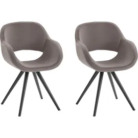 INOSIGN »Aurora« (Set) 2 Stk.Gestell aus Massivholz Buche in schwarz lackiert