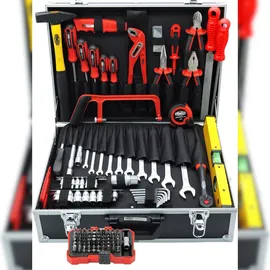 FAMEX Aluminium Werkzeugkoffer 164-tlg. grau