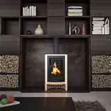 Warmluftofen Masterflamme Piccolo I Cream 7 kW Werkstattofen Kaminofen