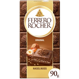 Ferrero Rocher Tafel, Original Haselnuss, 90g