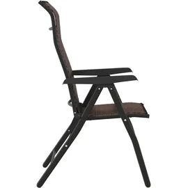 vidaXL Gartenstuhl 59,2 x 92,2 x 28,3 cm braun 2 St.