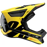 100% Aircraft Composite Downhillhelm - Neon Yellow - L