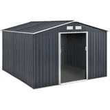 METALL-GARTENHAUS vegas Grau
