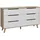 Forte Vankka 154,7 x 86,3 x 42 cm Planked Eiche / Weiß