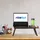 Relaxdays Laptoptisch dunkelbraun