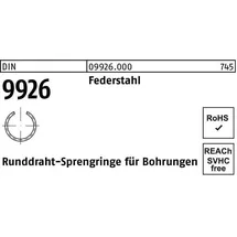 F. REYHER Nchfg. GmbH & Co. KG Sprengring DIN 9926 12 Federstahl Runddraht 2500 Stück