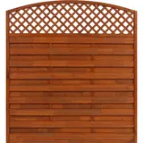 Andrewex Sichtschutzzaun Element BK 180 x 180 cm bordeaux/teak