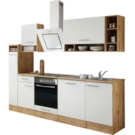 Respekta Küchenzeile Hilde 250 cm Weiß