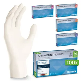 ARNOWA GmbH ARNOMED Nitrilhandschuh WHITE - Größe M