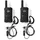 Nedis Wltk0610bk Walkie Talkie Schwarz 2er-Pack