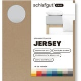 schlafgut Easy Jersey 180 x 200 - 200 x 200 cm gray light