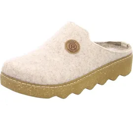 ROHDE Damen Hausschuh Pantoffel Filz zarte Farbe bequem Foggia-D 6120, Größe:38 EU, Farbe:Beige - 38