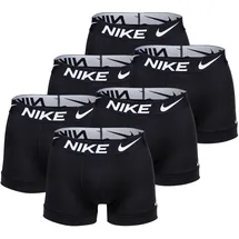 Nike Dri-Fit Micro Boxershorts Schwarz M 6er Pack