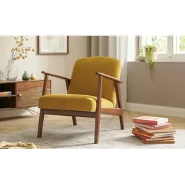 Smart Rada Webstoff fein 64 x 76 x 83 cm gelb