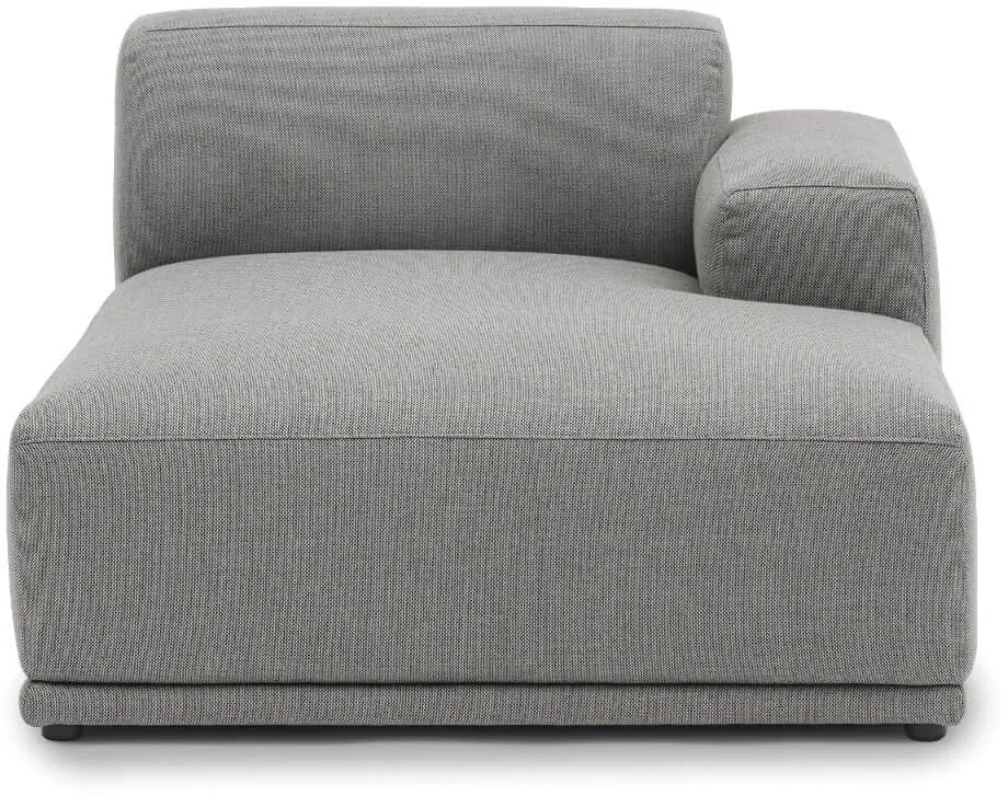 Muuto Connect Soft Modular Sofa, Chaise Longue mit rechter Armlehne (Modul H)