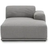 Muuto Connect Soft Modular Sofa, Chaise Longue mit rechter Armlehne (Modul H)