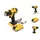 DeWalt DCE 530 N Akku Heißluftpistole 18V 530°C + 1x Akku 2,0Ah + Flächen- und Reflektordüse - ohne Ladegerät