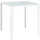 Homcom Esszimmertisch 75 x 75 x 75 cm weiß