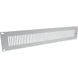 InLine InLine® 19" Blindplatte perforiert, 2HE, RAL 7035 grau