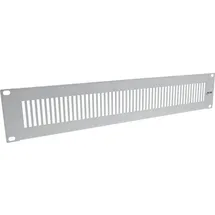 InLine InLine® 19" Blindplatte perforiert, 2HE, RAL 7035 grau