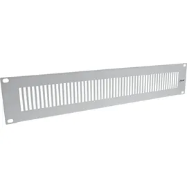 InLine InLine® 19" Blindplatte perforiert, 2HE, RAL 7035 grau