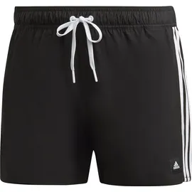 adidas Herren Shorts 3-Streifen CLX, BLACK/WHITE, XL