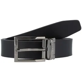 Bugatti Herrengürtel Leder schwarz 95 cm