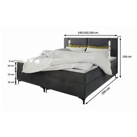 masseno Alba 180 x 200 cm H2 Grau